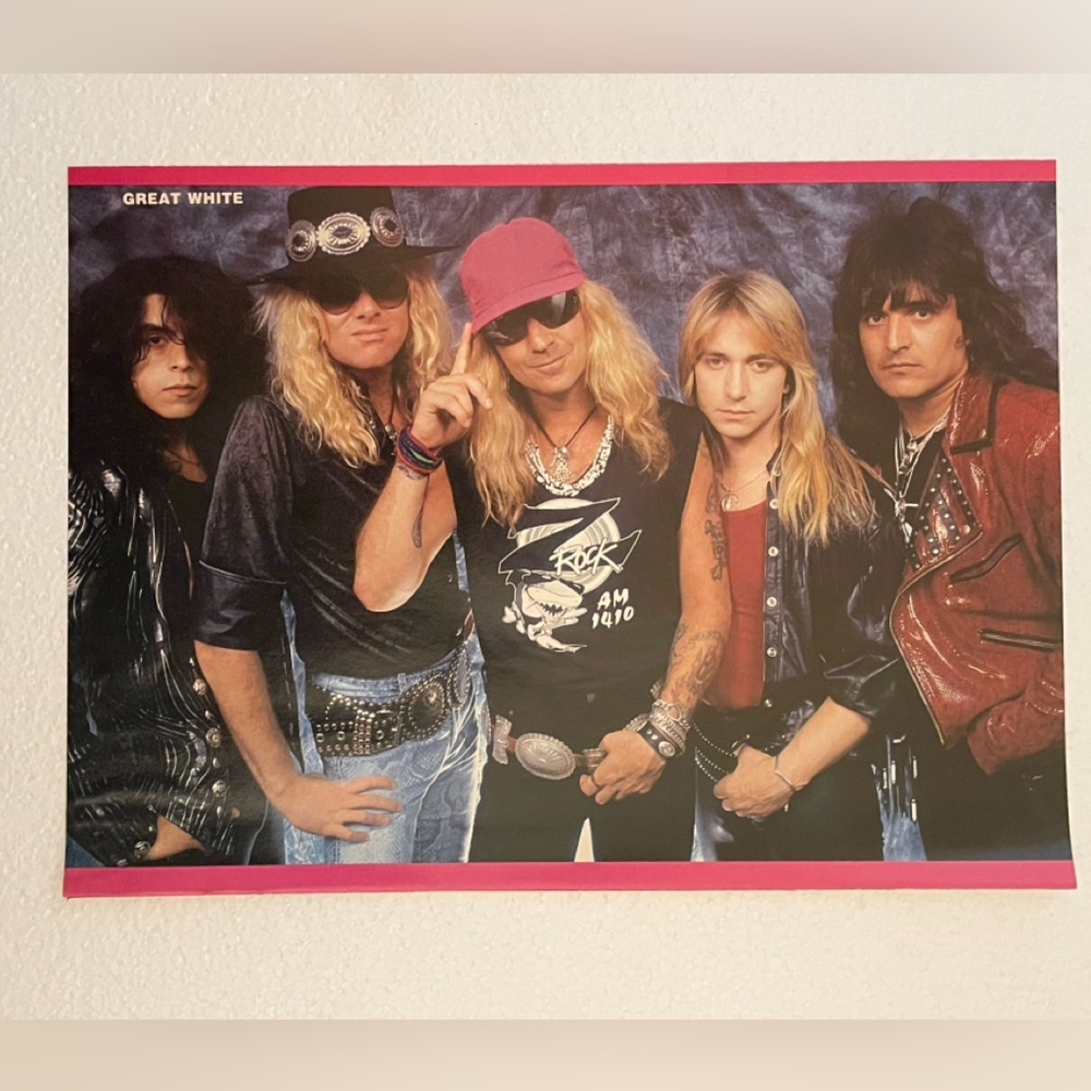 Great White Band Pinup